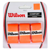 Wilson Pro Overgrip 3 Pack (Burn Orange)