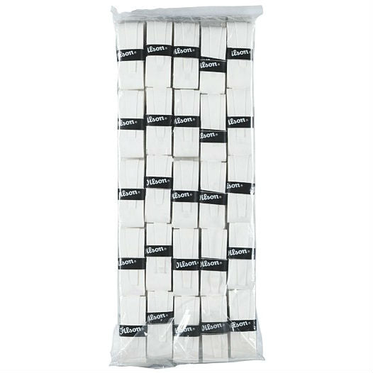 Wilson Pro Overgrip 50 Pack (White) - RacquetGuys.ca