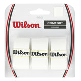 Wilson Pro Overgrip 3 Pack (White) - RacquetGuys.ca