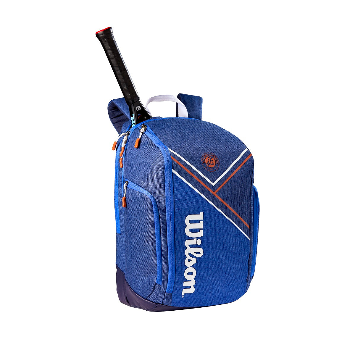 Wilson Super Tour Roland Garros Backpack Racquet Bag (Navy Blue