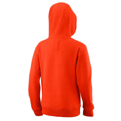 Wilson Youth Script Cotton Pull-Over Hoodie (Tangerine) - RacquetGuys.ca