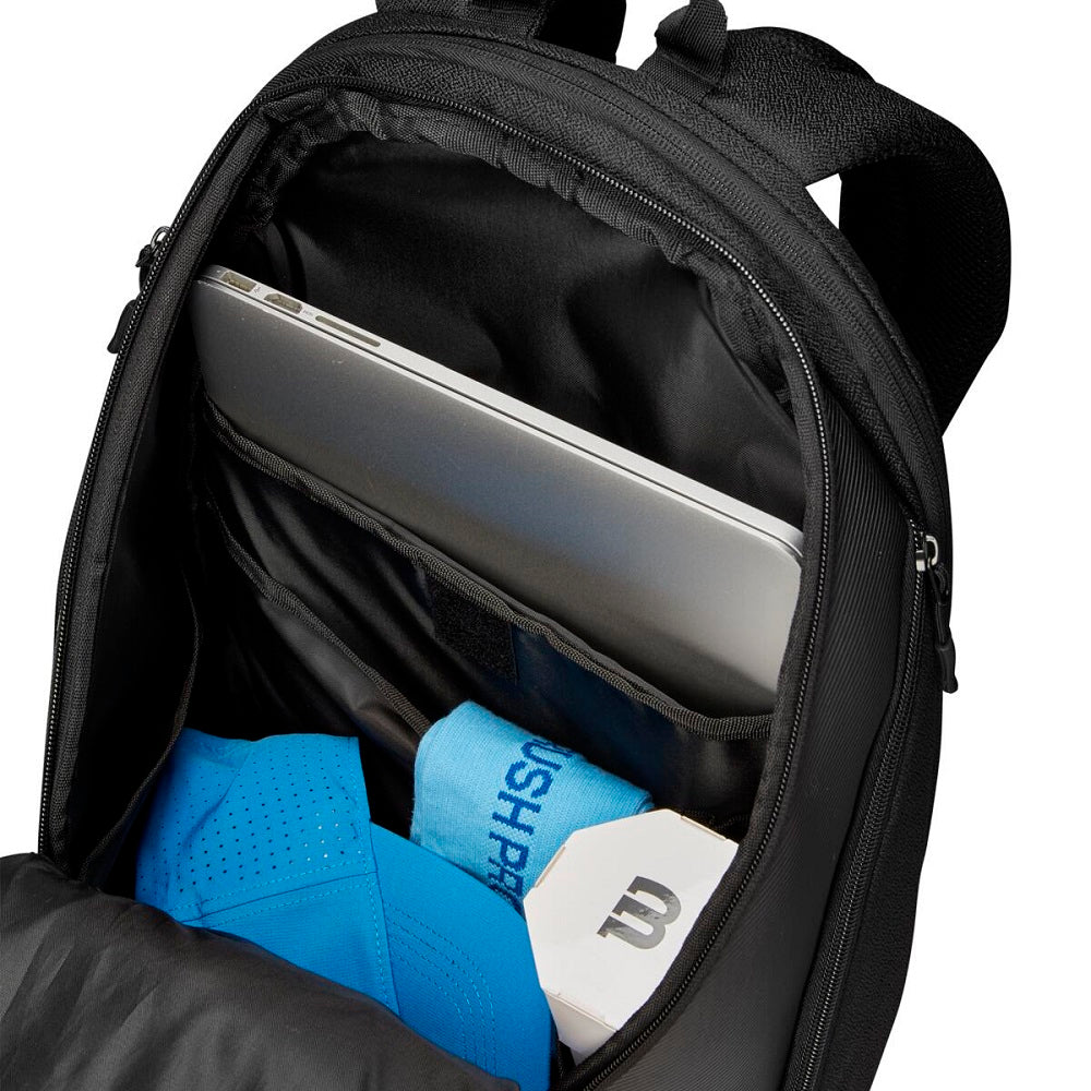 Wilson RF DNA Backpack Racquet Bag (Black) - RacquetGuys.ca