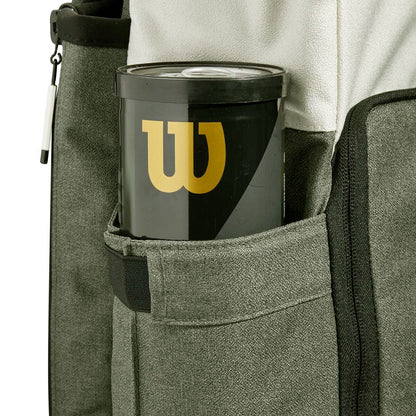 Wilson Women's Backpack Racquet Bag (Cream/Black/Forest) - RacquetGuys.ca