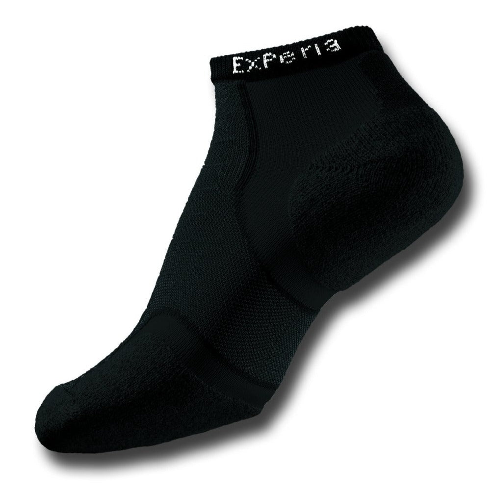 Thorlo Experia Micro-Mini Unisex Sock (Black) - RacquetGuys.ca