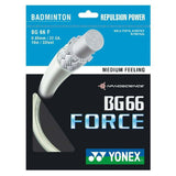 Yonex BG 66 Force Badminton String (White) - RacquetGuys.ca