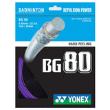 Yonex BG 80 Badminton String (Violet) - RacquetGuys.ca