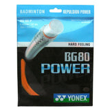 Yonex BG 80 Power Badminton String (Orange) - RacquetGuys.ca