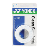 Yonex Clean Grap Overgrips 3 Pack (White)