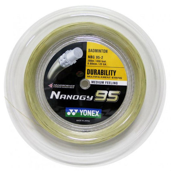 Yonex Nanogy 95 Badminton String 200m Reel