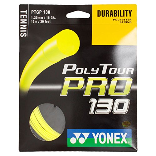 Yonex Poly Tour Pro 16 Tennis String (Yellow) - RacquetGuys.ca