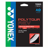 Yonex Poly Tour Rev 16L Tennis String (White) - RacquetGuys.ca