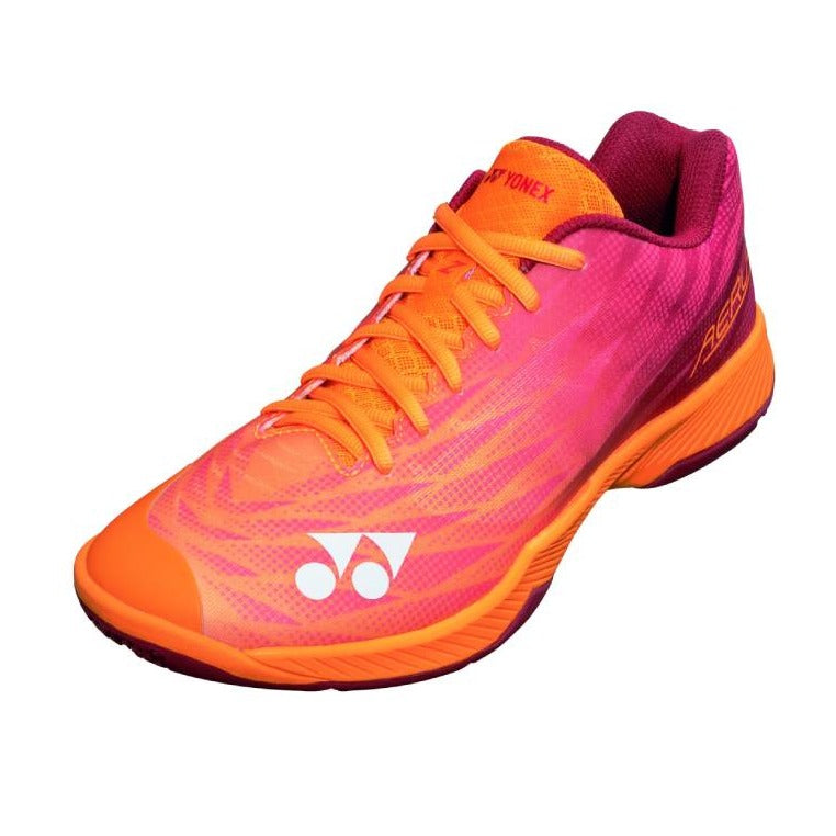 Yonex Power Cushion Aerus Z2 Men's Indoor Court Shoe (Orange Red) - RacquetGuys.ca