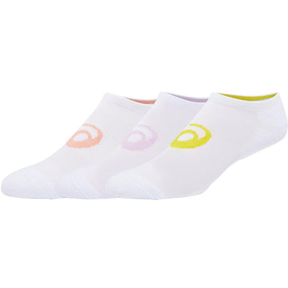 Asics Women's Invasion No Show Socks (Brilliant White) - RacquetGuys.ca