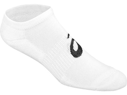 Asics Invasion No Show Socks (White) - RacquetGuys.ca