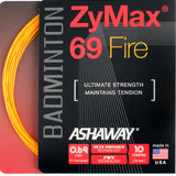 Ashaway ZyMax 69 Fire Badminton String (Orange) - RacquetGuys.ca