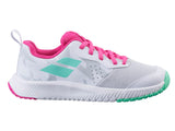 Babolat Pulsion AC Junior Tennis Shoe (White/Pink)