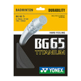Yonex BG 65Ti Badminton String (Black) - RacquetGuys.ca