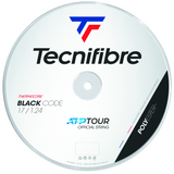 Tecnifibre Black Code 17/1.24 Tennis String Reel (Black)