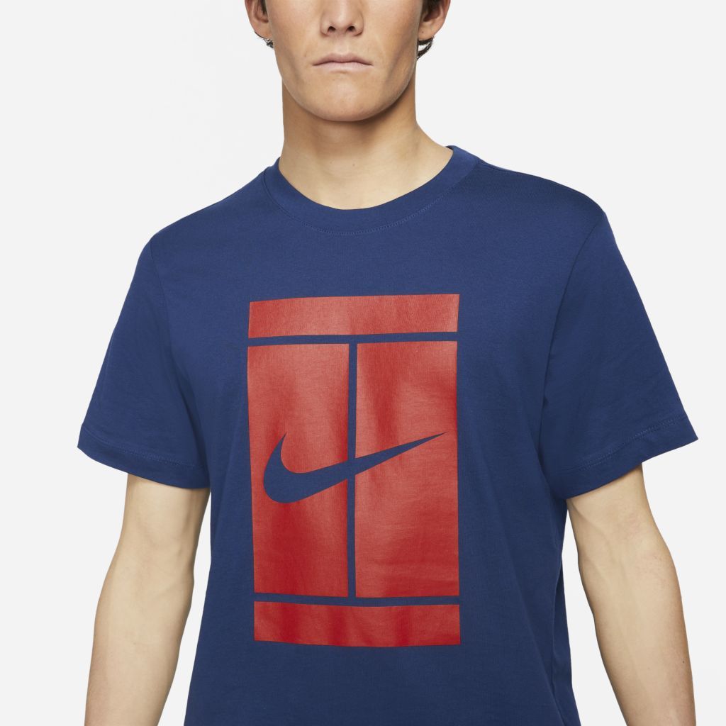 Nike blue sale and orange shirt