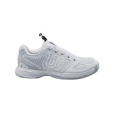 Wilson Kaos QL Junior Tennis Shoe (White/Blue/Black) - RacquetGuys.ca