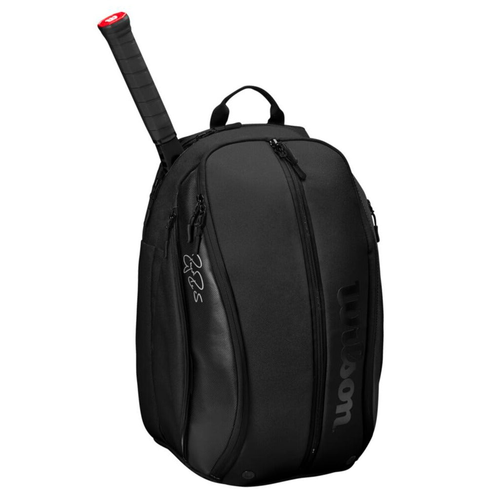 Wilson RF DNA Backpack Racquet Bag (Black) - RacquetGuys.ca