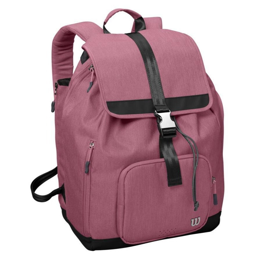 Wilson Women s Foldover Backpack Racquet Bag Pink RacquetGuys