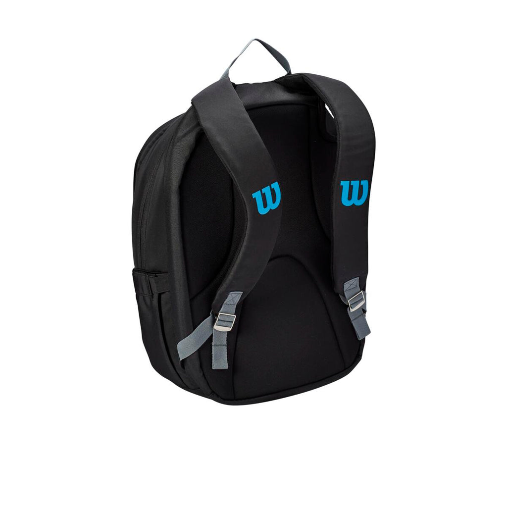 Wilson Ultra Backpack Racquet Bag (Black/Blue/Silver) - RacquetGuys.ca