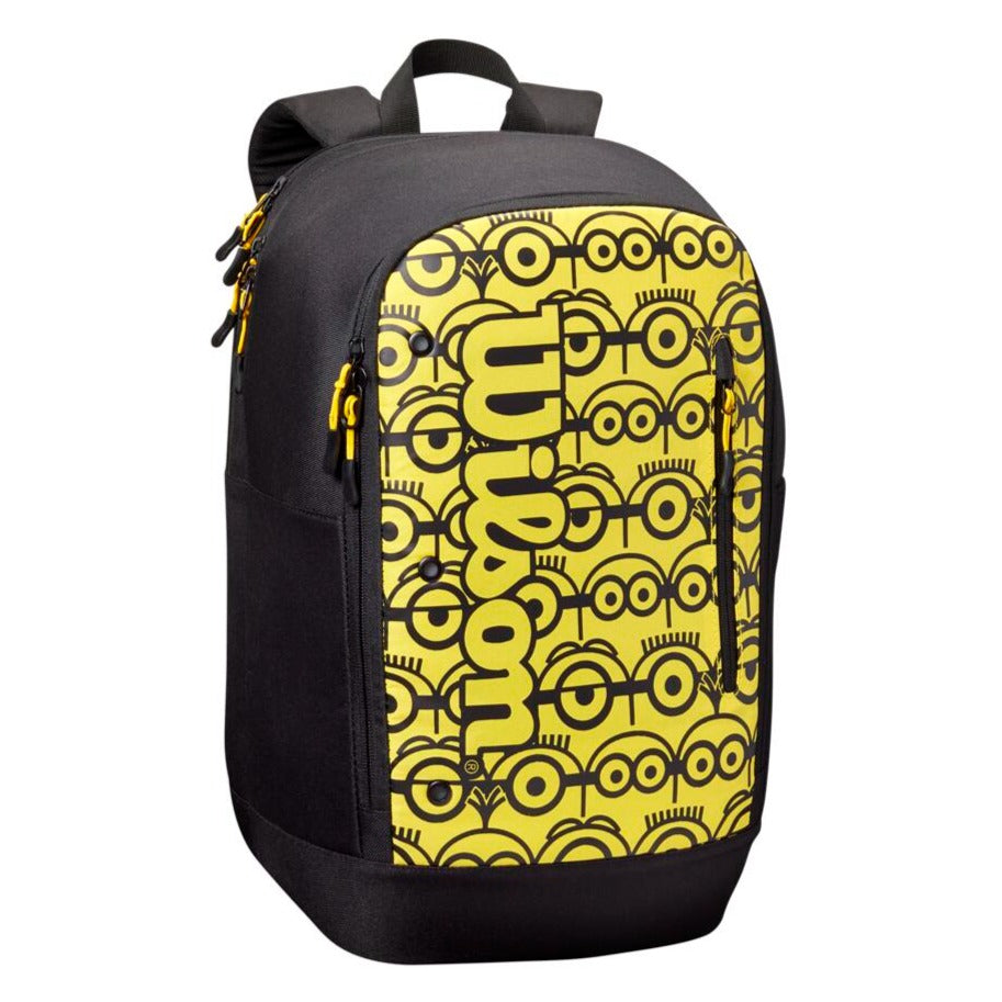 Wilson Minions Tour Racquet Backpack (Black/Yellow) | RacquetGuys.ca