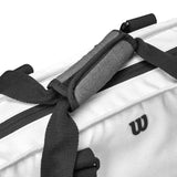 Wilson Women's Racquet Tote Bag (Cream/Forest Green/Black) - RacquetGuys.ca