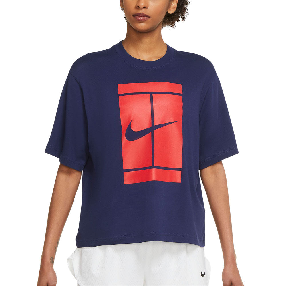 Nike Women's Seasonal NikeCourt Top (Binary Blue) - RacquetGuys.ca