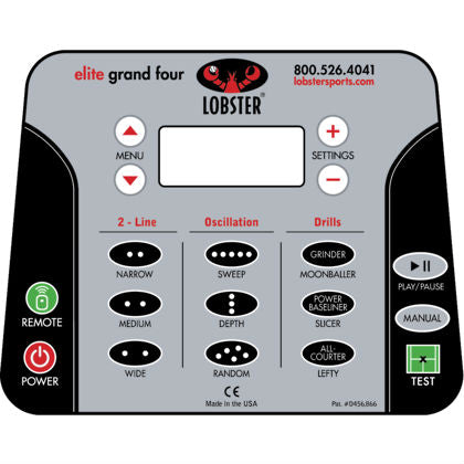 Lobster Elite Grand IV Portable Ball Machine - RacquetGuys.ca