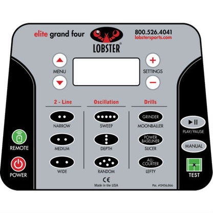 Lobster Elite Grand IV Portable Ball Machine - RacquetGuys.ca