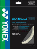 Yonex BG Exbolt 63 Badminton String (White) - RacquetGuys.ca