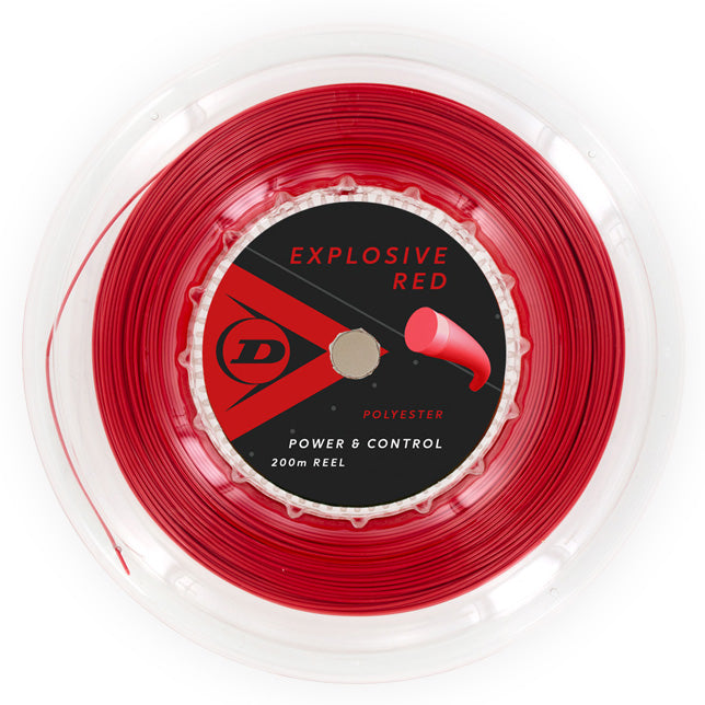Dunlop Explosive Red 17 G Tennis String Reel (Red) - RacquetGuys.ca