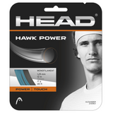 Head Hawk Power 17 Tennis String (Petrol) - RacquetGuys.ca
