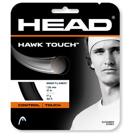 Head Hawk Touch 17 Tennis String (Anthracite) - RacquetGuys.ca