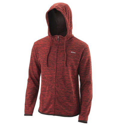 Wilson Men's Training Hooded Jacket II (Red/Black) - RacquetGuys.ca