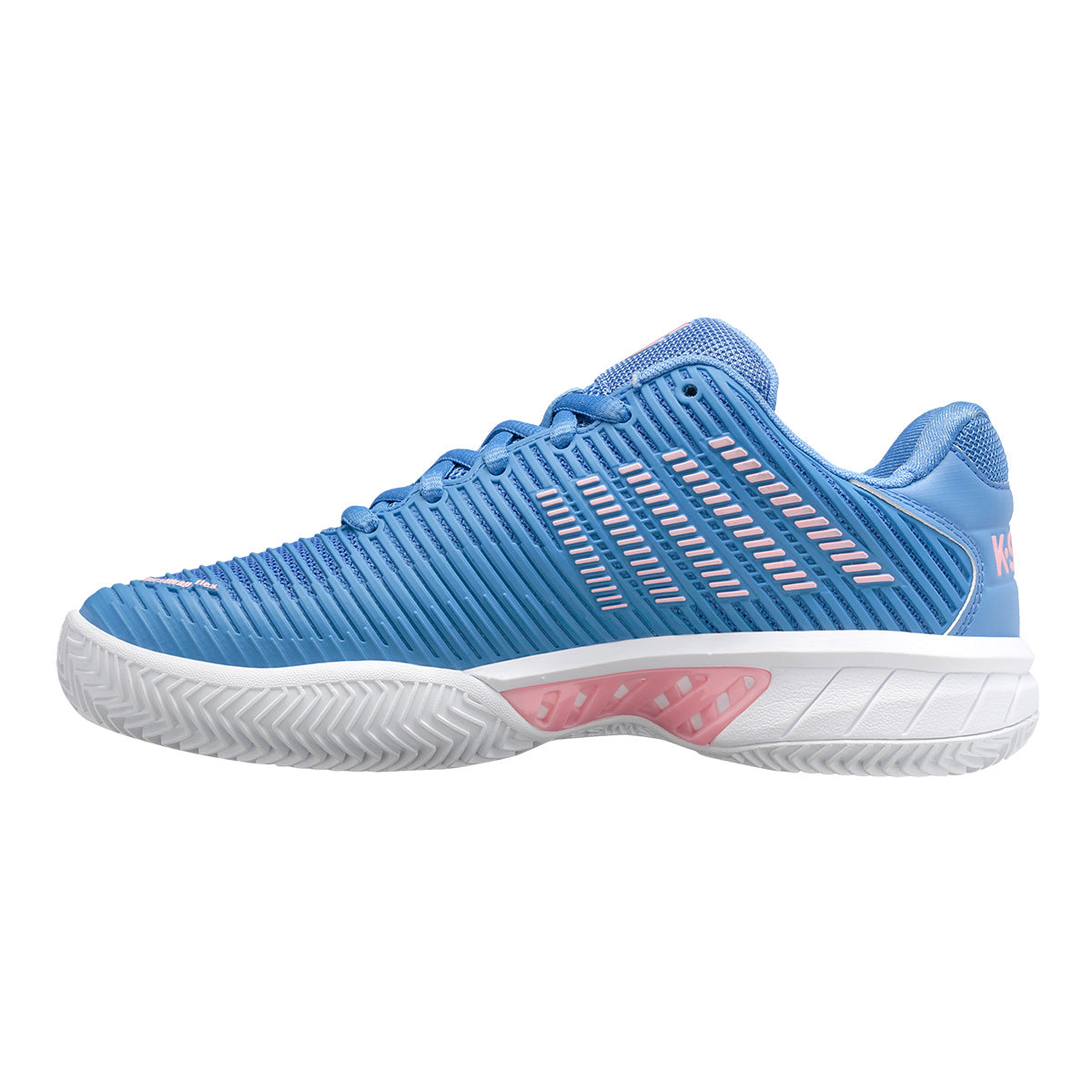 K-Swiss Hypercourt Express 2 All Court Women's Tennis Shoe (Blue/Pink) - RacquetGuys.ca