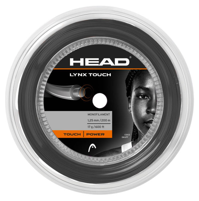 Head Lynx Touch 17 Tennis String Reel (Black) - RacquetGuys.ca