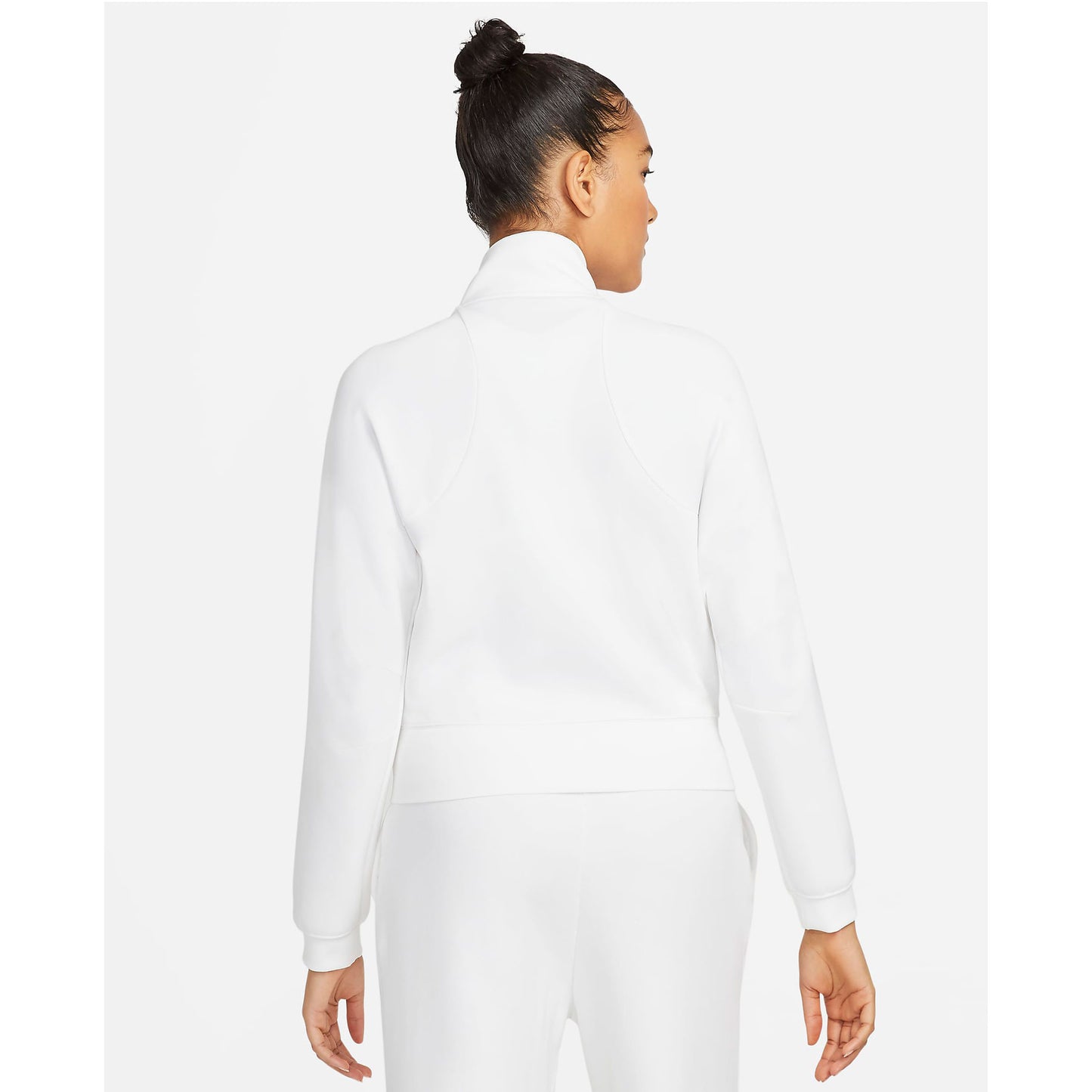 Nike Women's Dri-FIT Heritage Full Zip Jacket (White) - RacquetGuys.ca