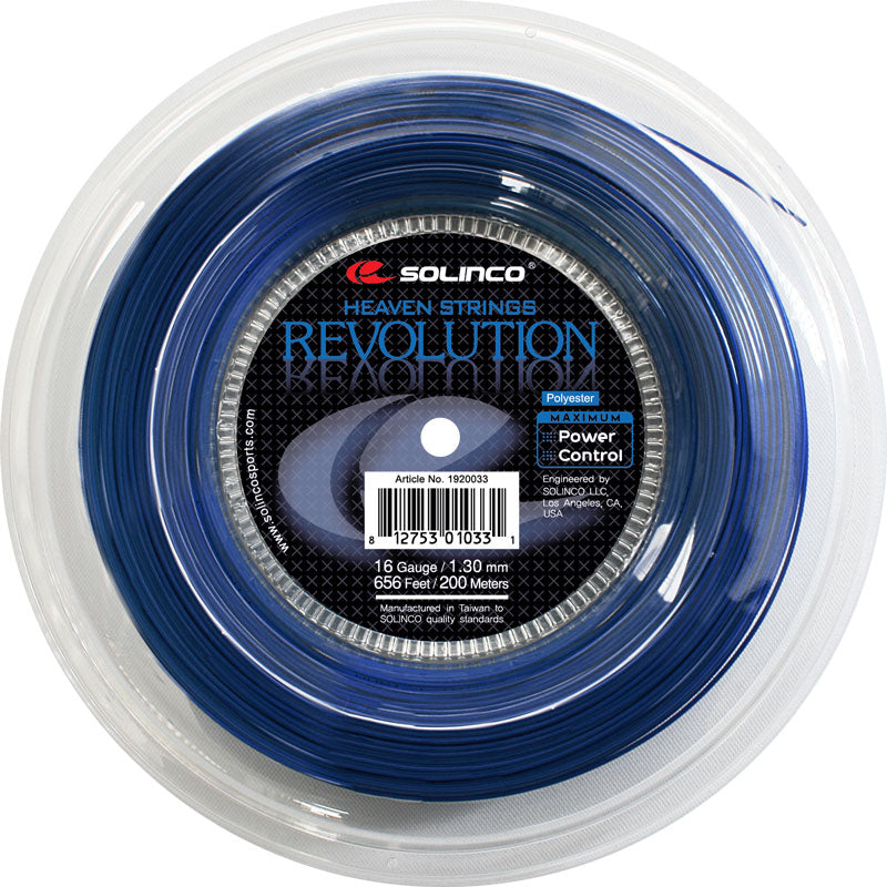 Solinco Revolution 16 Tennis String Reel (Blue) - RacquetGuys.ca