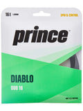 Prince Diablo Duo 17/1.25 Tennis String (Black/Silver)