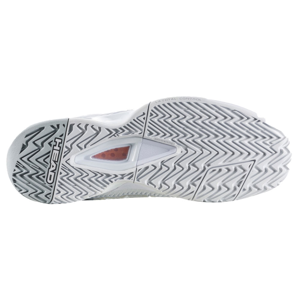 Head Revolt Pro 4.0 Women's Tennis Shoe (White/Grey) - RacquetGuys.ca