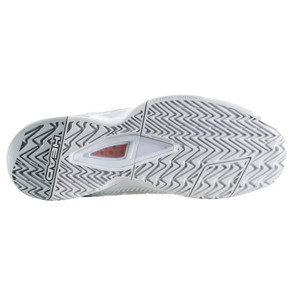 Head Revolt Pro 4.0 Women's Tennis Shoe (White/Grey) - RacquetGuys.ca