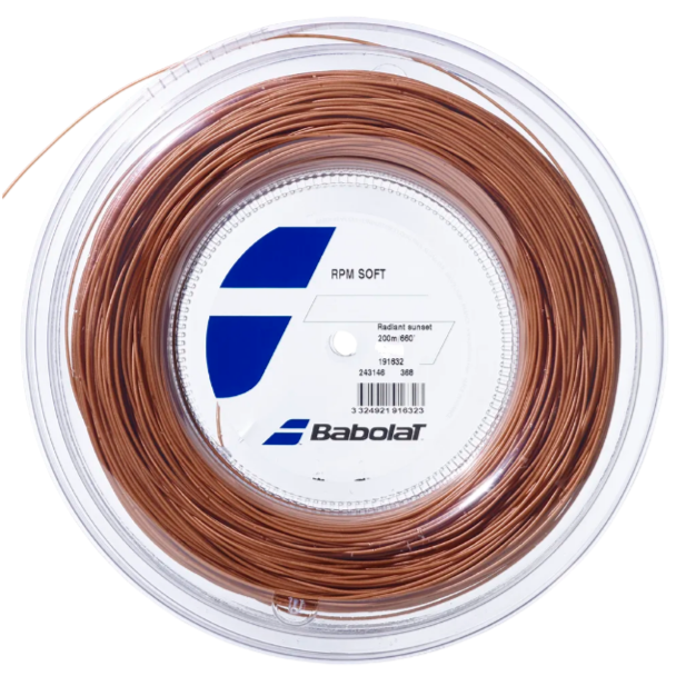 Babolat RPM Soft 16 Tennis String Reel (Orange) - RacquetGuys.ca
