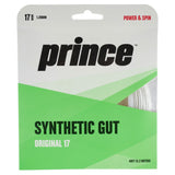 Prince Synthetic Gut 17/1.25 Original Tennis String (White)