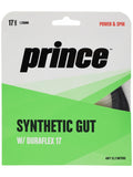 Prince Synthetic Gut 17 Duraflex Tennis String (Black) - RacquetGuys.ca