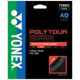 Yonex Poly Tour Spin 16L Tennis String (Black) - RacquetGuys.ca