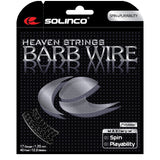 Solinco Barb Wire 17 Tennis String (Black) - RacquetGuys.ca