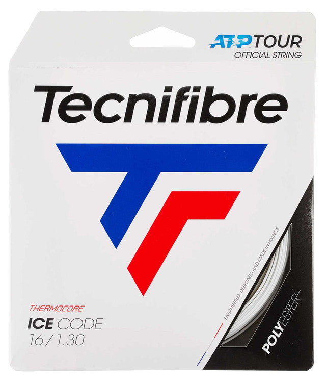 Tecnifibre Ice Cold 16 Tennis String (White) - RacquetGuys.ca